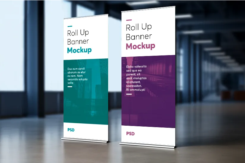 retractable promotional banners